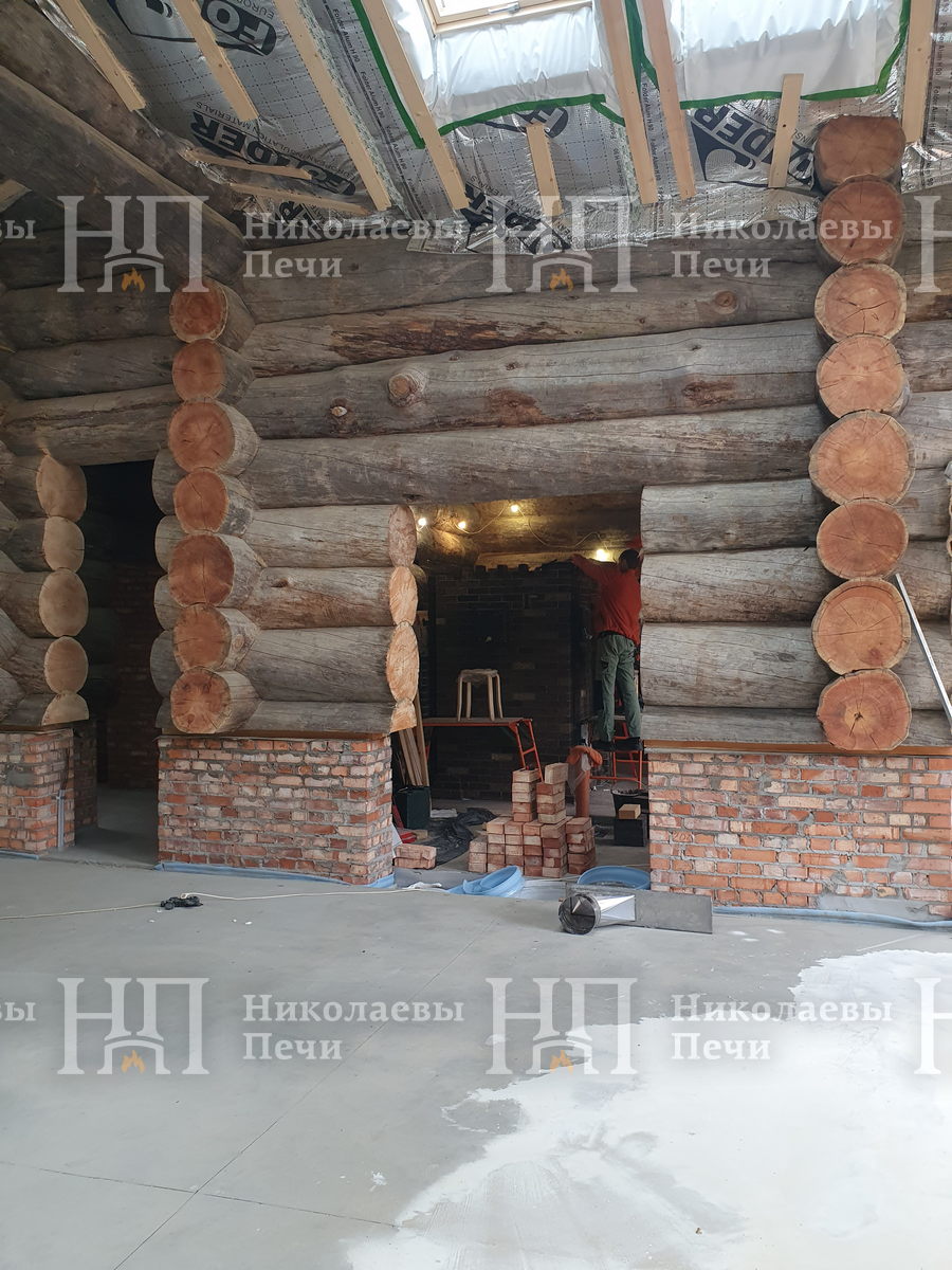 Строительство Банная печь «Орловская»