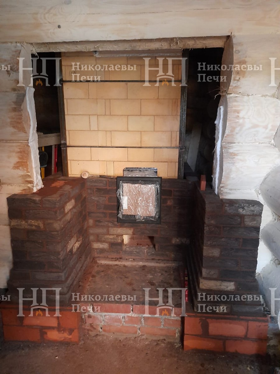 Банная печь Шелестово - строительство